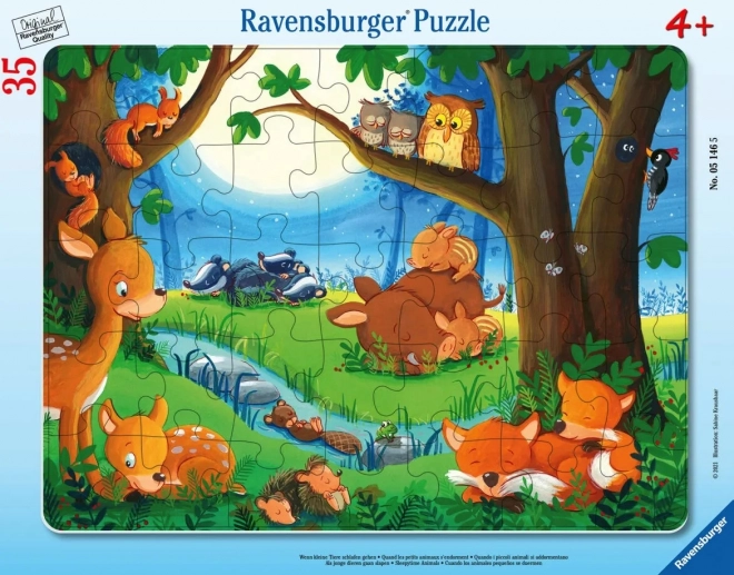 Ravensburger Puzzle Schlafende Tiere