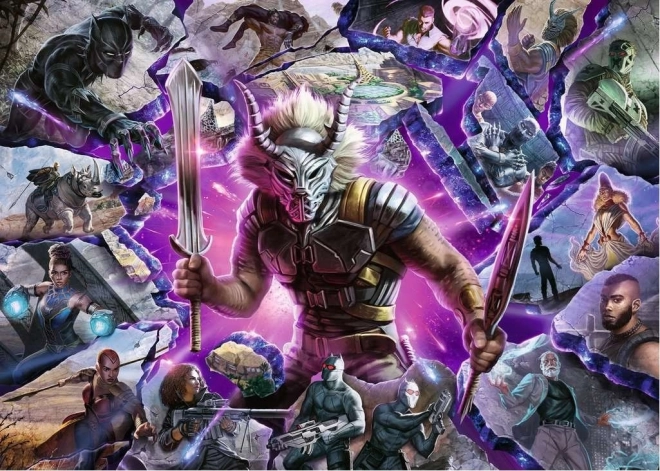 Puzzle Ravensburger Villainous: Killmonger 1000 Teile
