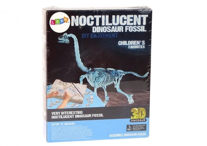 Archäologisches Ausgrabungsset Dinosaurierskelett 3D Brachiosaurus Hologramm