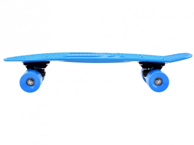 Leichte Kinder-Skateboard-Fishboard mit Durchbrüchen – blau