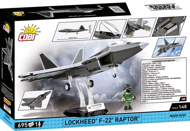 Cobi Armed Forces Lockheed F-22 Raptor Modellbausatz