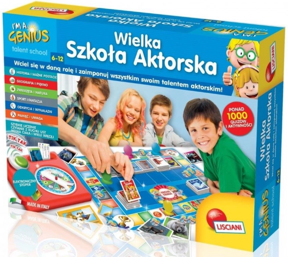 Lisciani Kleiner Genie – Große Schauspielschule Brettspiel