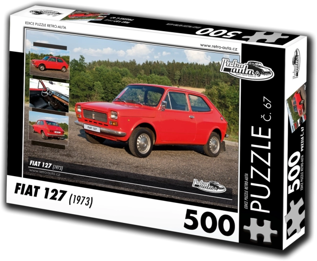 RETRO-AUTA Puzzle Fiat 127 500 Teile