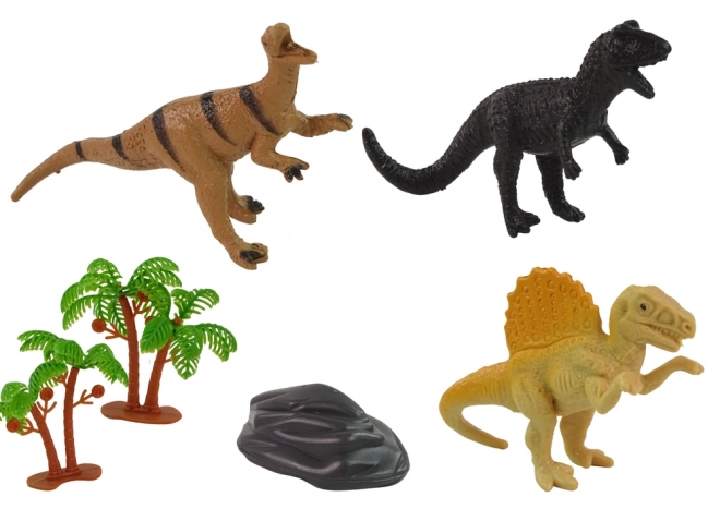 Dinosaurier-Figuren-Set mit Zubehör 12-tlg.