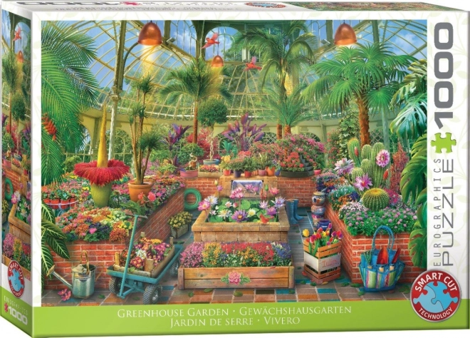 Puzzle Gewächshausgarten 1000 Teile
