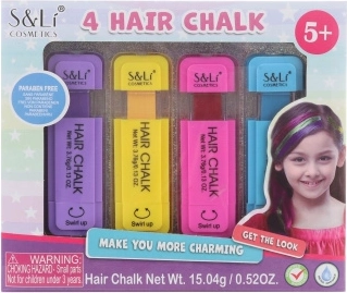 Haarkreiden – Set mit 4 Farben