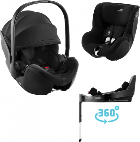 Wachsenden Autositz-Set Britax Römer Baby-Safe Pro und Dualfix 5Z