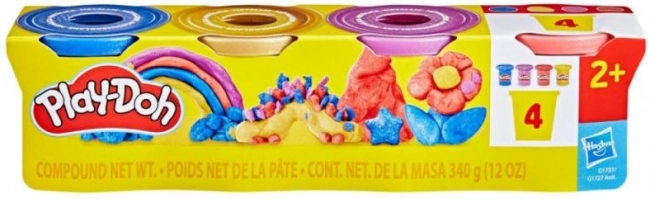 Play-Doh Metallic Set 4 Dosen