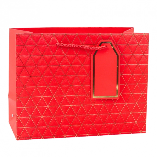 Geschenktasche mit goldenen Linien