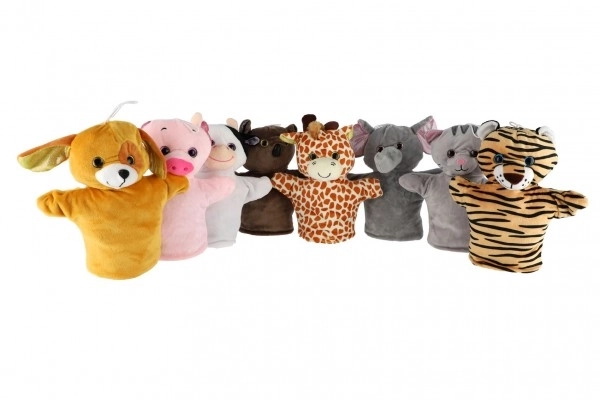 Plüsch-Handpuppe Zootier 24cm