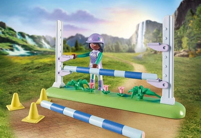 Playmobil Pferde-Set mit Hindernissen Zoe und Blaze