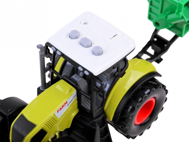 Traktor Set mit Anhänger für kleine Bauern