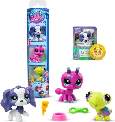 Littlest Pet Shop 3 Figuren - verschiedene Arten