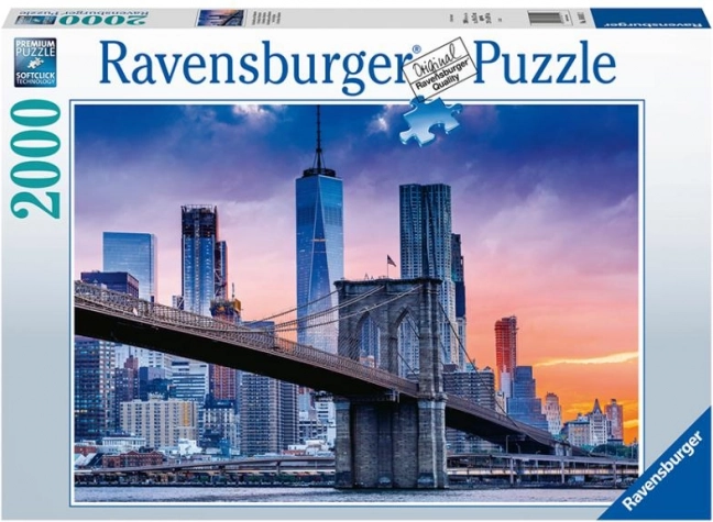 New York mit Wolkenkratzern 2000 Teile