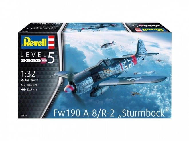 Plastikmodellflugzeug Fw190 A-8 Sturmbock 1/32