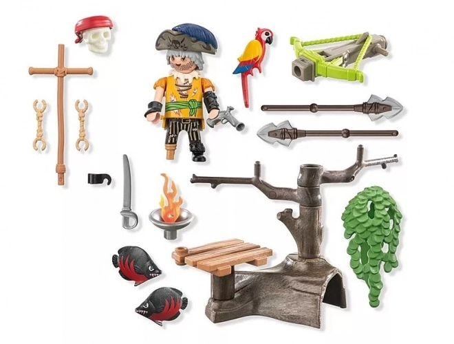Playmobil Pirat mit Balliste