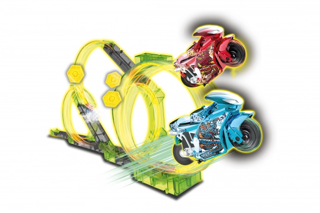 Spin and Build Deluxe Motorradbahn