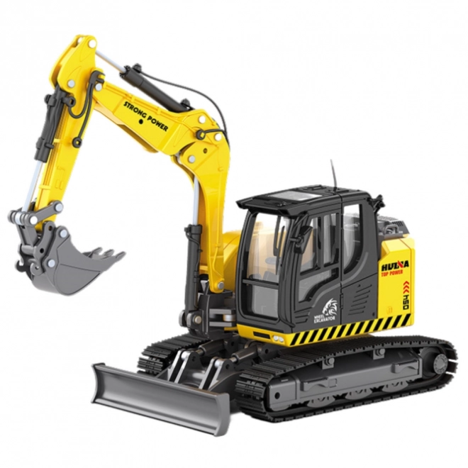 Metallkettenbagger mit Muldenkipper Huina 1:50