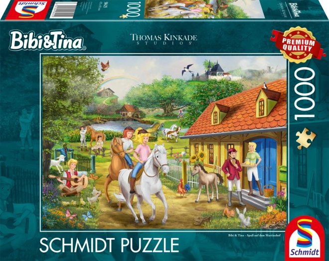 Puzzle Bibi und Tina: Martinshof 1000 Teile
