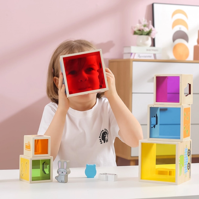 Holz Stapelwürfel für Kinder