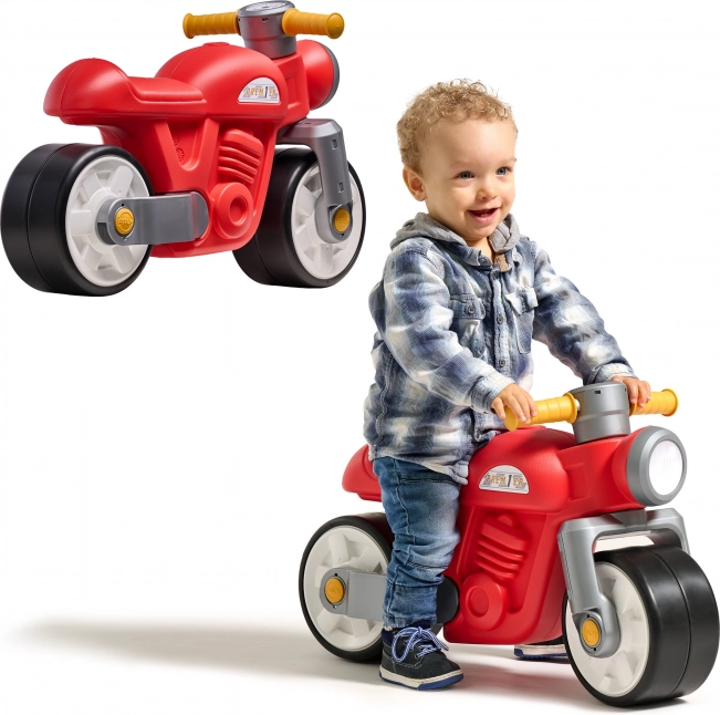 Kinder-Laufrad Retro Motorrad Rot 1+