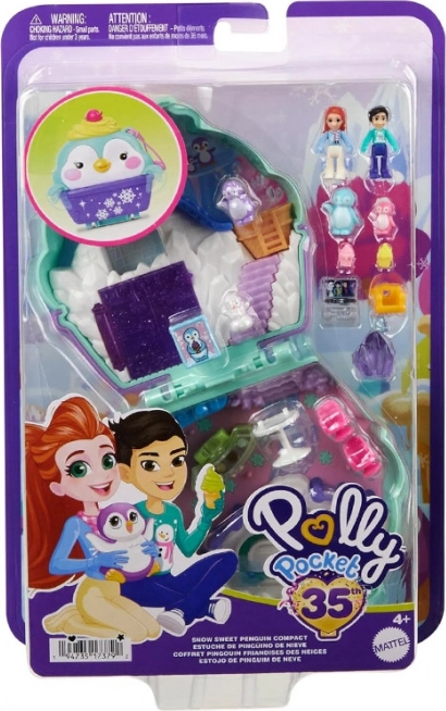 Polly Pocket Kompaktes Eishaus mit Pinguinen