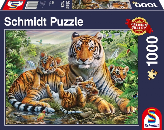 Schmidt Puzzle Tigerin und Junge 1000 Teile
