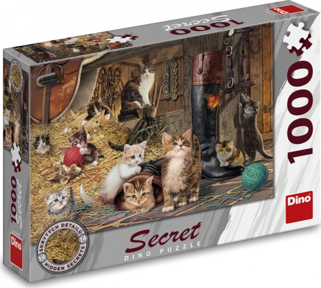 Dino Puzzle Secret Collection: Katzen 1000 Teile