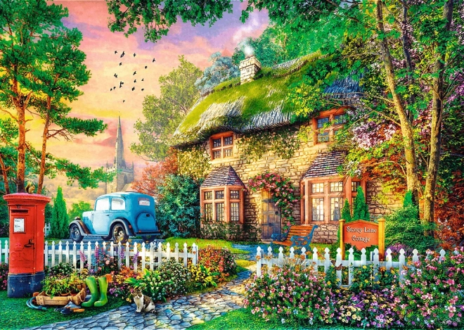 Premium Plus Qualität Puzzle 1000 Teile Stoney Lane Cottage