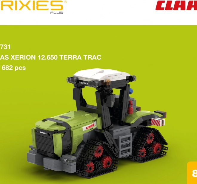 Bausatz BRIXIES Plus Claas Xerion 12.650 Terra Trac Raupenschlepper