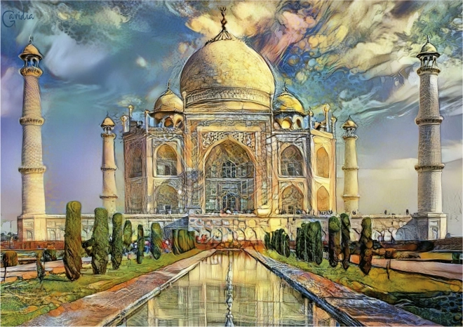EDUCA Puzzle Taj Mahal 1000 Teile