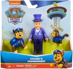 Figuren-Set PAW Patrol – Chase, Bürgermeister Humdinger und Katze