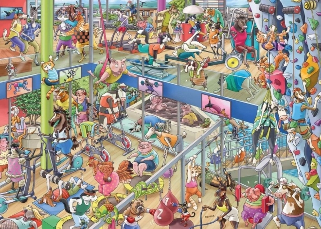 Puzzle Tierturnhalle 1000 Teile