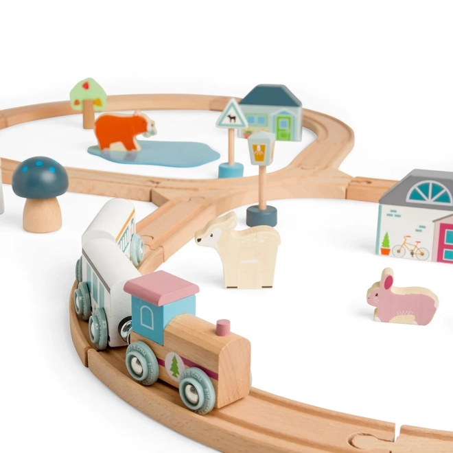 Holzeisenbahn bei Wald von Bigjigs Toys