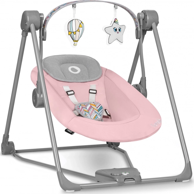 Babywippe Otto Rosa von Lionelo – Rosa Baby
