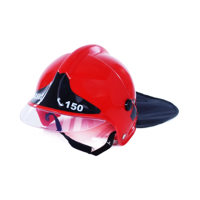 Kinderhelm Feuerwehr Rot