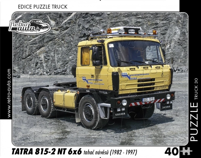 Retro Truck Puzzle - Tatra 815-2 NT 6x6