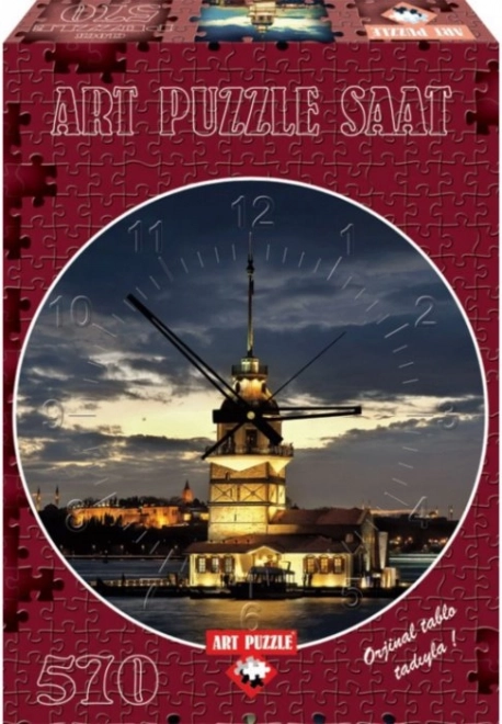 Puzzle Uhr Jungfernturm, Türkei 570 Teile