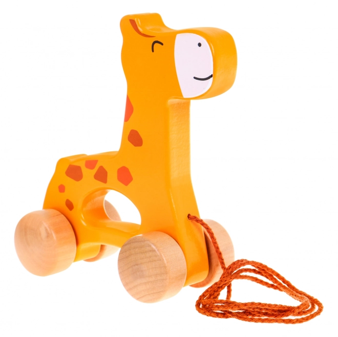 Holzspielzeug Giraffe zum Ziehen für Kinder ab 12 Monaten