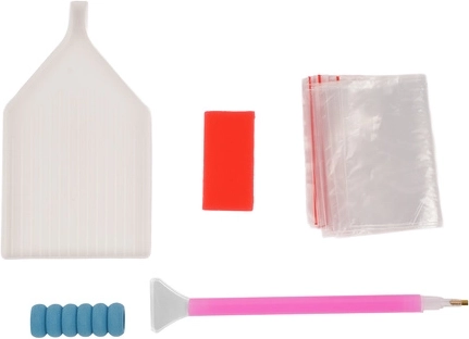 Präzises Kleben und Organisation der Perlen