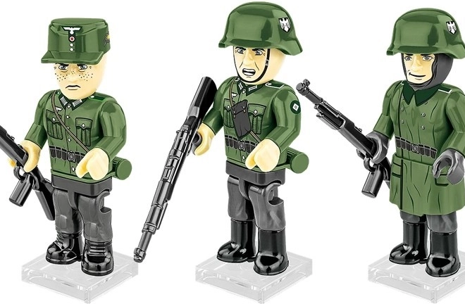 Bausatz Deutsche Infanterie - Set mit 3 Figuren