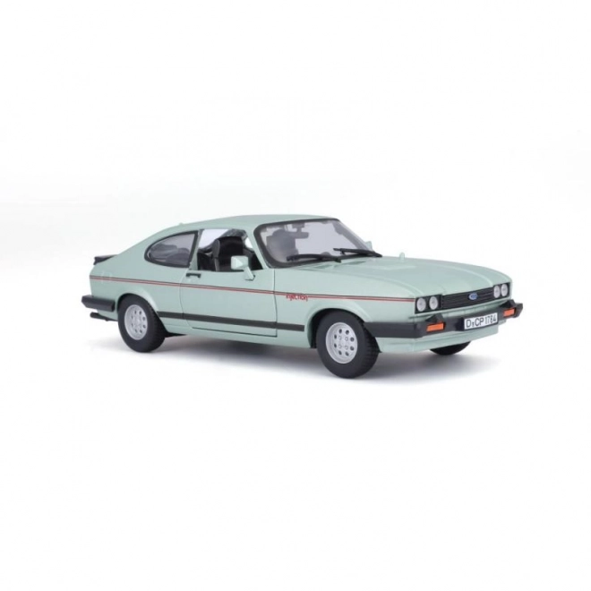 Bburago Ford Capri 1982 Modellauto hellgrün