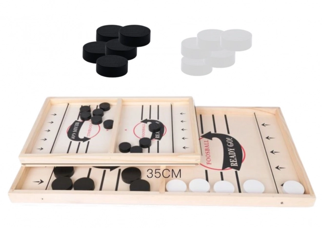 Holzhockey Katapult Tischspiel 36cm