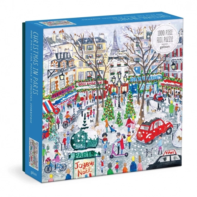 Galison Michael Storrings Weihnachts-Paris Puzzle 1000 Teile