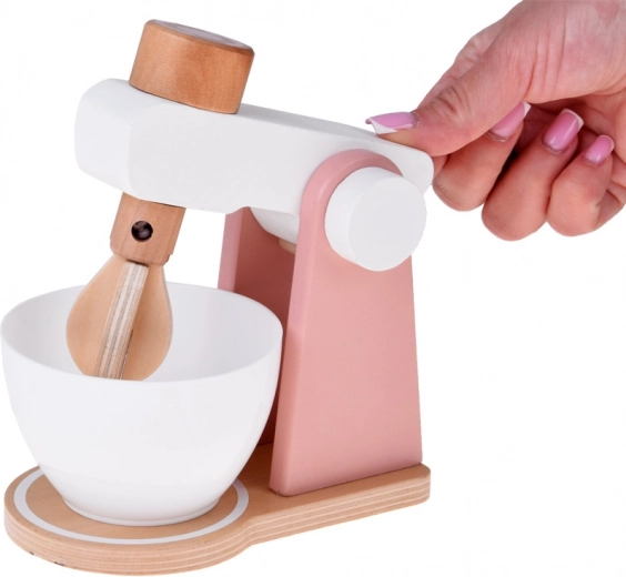 Standmixer mit drehbarem Schneebesen und Schüssel