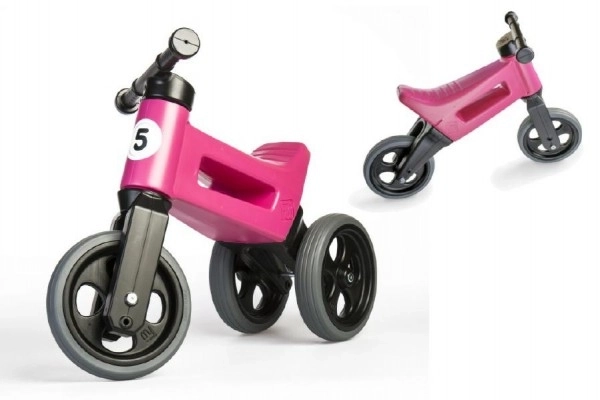 Laufrad Funny Wheels Rider Sport 2-in-1 Grün – Rosa