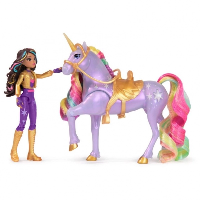 Unicorn Academy Leuchtender Einhorn und Figur 11 cm Sophia & Wildstar