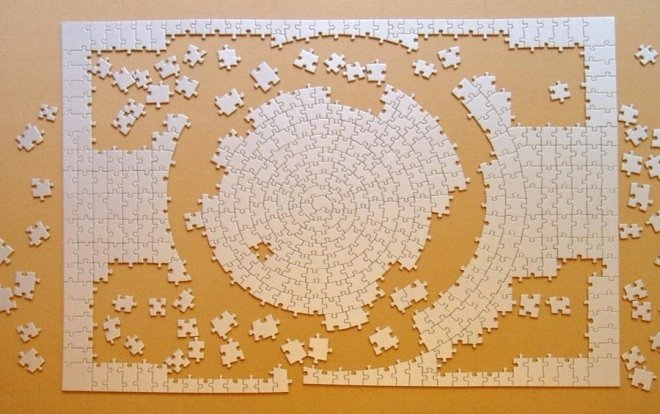 RAVENSBURGER Puzzle KRYPT Silber – 654 Teile