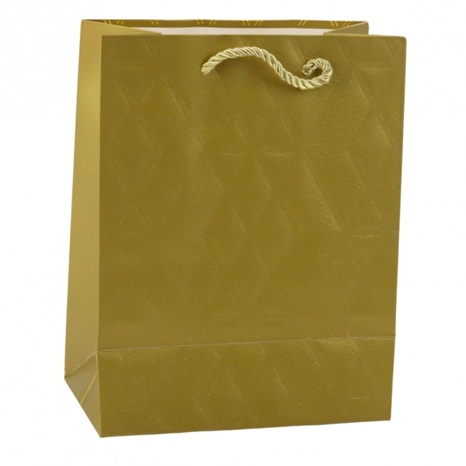 Papiergeschenktasche mit goldenen Mustern