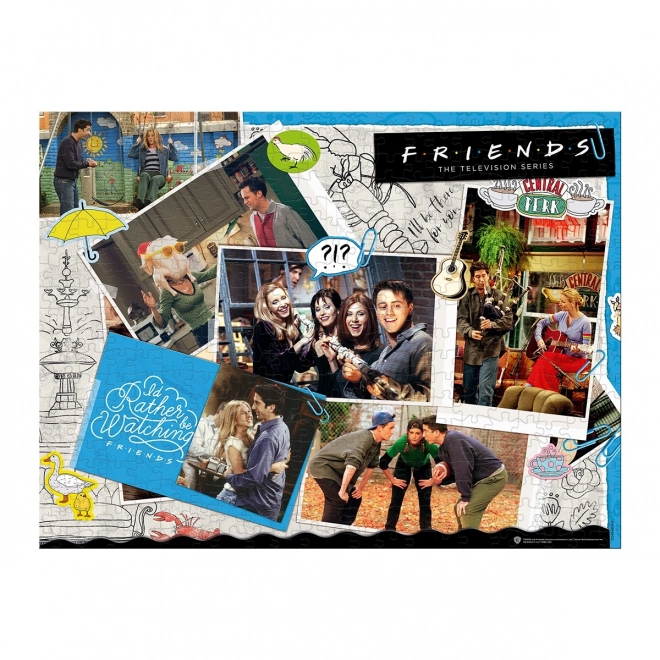 Freunde Puzzle Collage 1000 Teile